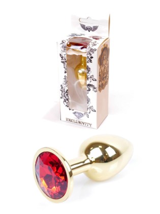 Metalna analna kupa u zlatnoj boji sa cirkonom 64 00019-9